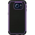 thumbnail image 2 of DreamWireless TCASAMS6-GRPY-BKPP Samsung Galaxy S6 Grippy Hybrid Case Black TPU Plus Purple PC, 2 of 4