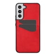 thumbnail image 2 of Allytech Wallet Case for Samsung Galaxy S22 - 2 Card Holder - Military Grade Drop Protection - Ultra Slim & Protective - Premium PU Leather Shockproof Phone Case for Women & Men - Red, 2 of 7