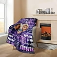 thumbnail image 3 of Wedding Anniversary Blanket 1 Year for Women Men - Happy 1st Anniversary 50"" X 60"" Soft Throw Blanket - Romantic Gift for Couple Wife Husband, 3 of 5