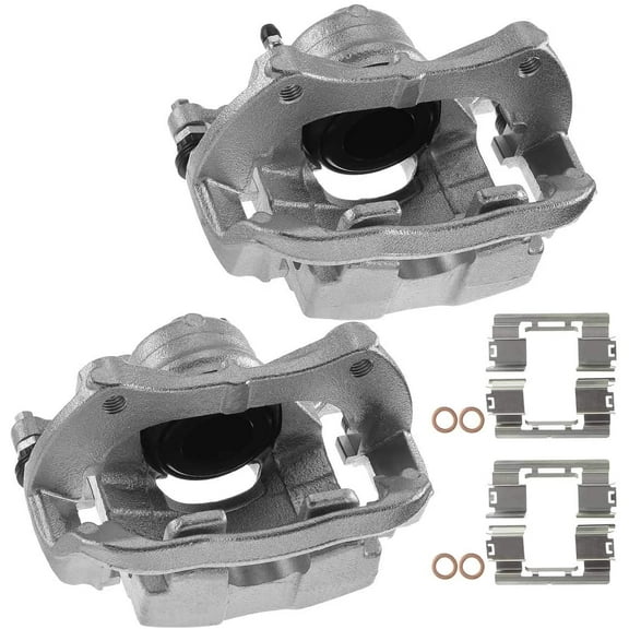 A-Premium Brake Caliper Assembly with Bracket Compatible with Buick Encore 2013-2017 Verano Chevrolet Cruze Trax Volt 2011-2017 L4 1.4L 1.8L 2.0L 2.4L Front Side 2-PC Set