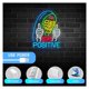 thumbnail image 5 of Letrero De Neón Stay Positive Con Luz LED Regulable De Calavera Para Decoración De Pared De Fiestas, Hogar, Sala De Estar, Dormitorio, 50cmx38cm, 5 of 7