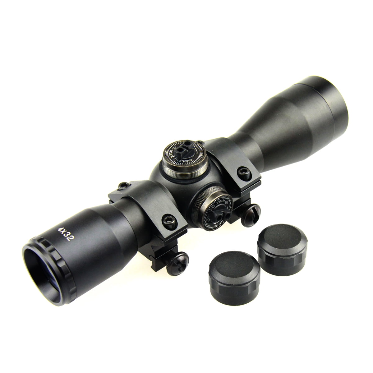 FieldSport 4X32 Compact Mil-Dot .223 .308 Scope /w Rings