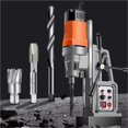 thumbnail image 2 of Industrial Grade Drilling Machine Powerful Magnetic Drill Press Electric Mag Bench Tapping Drilling Rig Machine ,Easy to Operate, 2 of 5