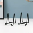 thumbnail image 4 of Kacaiy Picture Frame Easel Display Stand High Stability Rustproof Multipurpose Tabletop Picture Stand Metal Plate Stand, 4 of 7