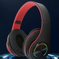 thumbnail image 4 of Foldable  Gaming Headset,  Headset with RGB Light, Deep Bass, Noise Reduction, Waterproof, Supports Memory Card, 4 of 7