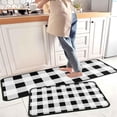 thumbnail image 3 of Buffalo Plaid Kitchen Rugs and Mats Non-Slip, Washable, Absorbent Stain Resistant,Durable and Easy to Clean,Anti Fatigue for Kitchen, Sink, Office, Laundry, 17"x47"+17"x30", 3 of 6