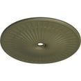 thumbnail image 3 of 51"OD x 3 5/8"ID x 3 3/8"P Galveston Ceiling Medallion (Fits Canopies up to 5 7/8"), Hand-Painted Spartan Stone, 3 of 6