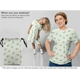 thumbnail image 5 of oneOone Cotton Poplin Light Green Fabric Wild Quilting Supplies Print Sewing Fabric By The Yard 56 Inch Wide, 5 of 5