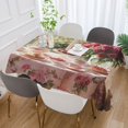 thumbnail image 5 of YAZAOO Square Tablecloth Tea Set with Cakes Roses Pattern Tableclothes, 5 of 9