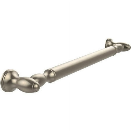 Traditional Style Smooth Grab Bar - Antique Pewter / 16 Inch
