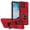 Red, variant on Designed for Moto G Stylus 5G (2025) Case Hidden with Card Holder & 360 Ring Stand/Kickstand, Hard PC + Soft TPU [Drop Protection] Heavy Duty Rugged Protective Cover For Moto G Stylus 5G (2025), Green