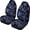 Blue-purple Hummingbird Flowers, variant on chaqlin Blue-purple Hummingbird Flowers Pattern Auto Seat Covers Front Seats 2 Piece Soft Stretchy Fabric Seat Bench Covers Universal Car Interior Protection Set