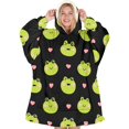thumbnail image 1 of Sudadera portátil con capucha Warmstorey Frog para esposa y madre, 1 of 6