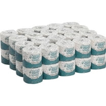 Premium Embossed Bathroom Tissue, 2-Ply Durable Toilet Paper, 450 Sheets per Roll, 40 Rolls Bulk Pack, Commercial Use, White