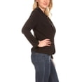 thumbnail image 2 of Women's Casual Long Sleeve Open Front Fitted Blazer Jacket Lightweight Office Style, 2 of 6
