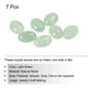 thumbnail image 3 of Cuentas de Piedra Ovalada Unique Bargains Ágata 18mm x 13mm Plano Espalda Cristal Claro Verde 7uds, 3 of 7