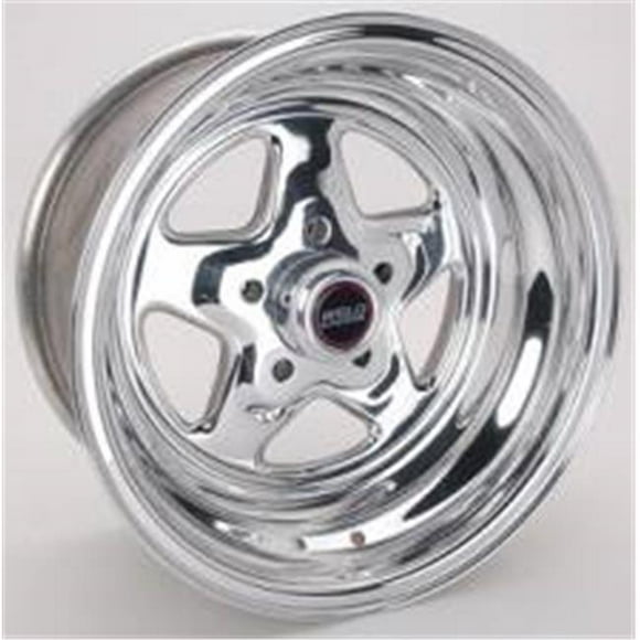 Weld Racing WEL96-58206 15 x 8 in. 5 x 4.5 in. Bolt Circle 3.5 in. Back Spacing 13.45 lbs Pro Star Polished Wheel