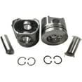 thumbnail image 2 of 4PCS V3300 Piston+Piston Rings 16 valves Piston height 91.5mm Combustion Chamber 56mm For Kubota V3300 V3300-DI Engine M6800 M8200 M9000 Tractor Bobcat S220 S250 STD V3300 Piston 1C050-21112, 2 of 9