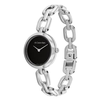 Calvin Klein K5911220 Women's Dress X Silver Dial Gold Tone Steel Bangle  Bracelet Watch - Walmart.com