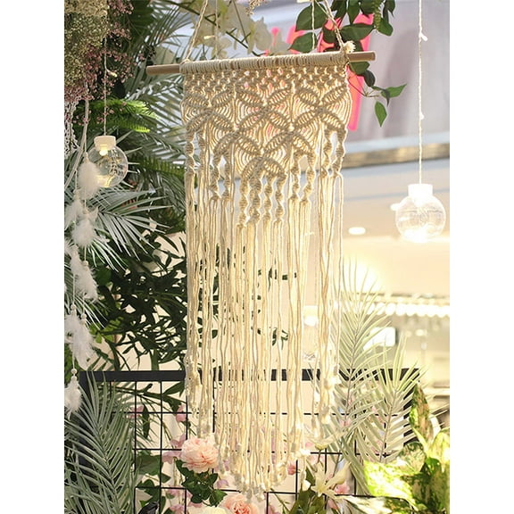 Wall Hanging Braided Boho Macrame Woven Handmade Art Tapestry Home Room Decor