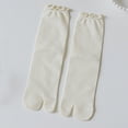 thumbnail image 1 of Calcetines de encaje con dos dedos Calcetines con dos dedos Calcetines con dedos Calcetines de algodón con dedos separados Cuatro estaciones Media caña Dos dedos Chanclas largas de primavera y otoño, 1 of 6