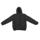 thumbnail image 1 of 19 Zone Chaqueta calefactora ajustada con capucha desmontable Chaqueta con capucha impermeable y transpirable para hombres y mujeres Negro XL, 1 of 10