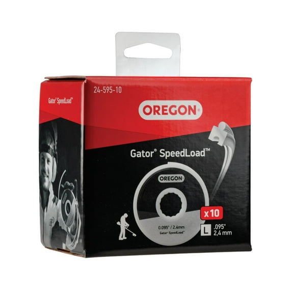 Oregon 24-595-10 Set of 10 Gator SpeedLoad 0.095" Gauge String Trimmer Line Disk for
