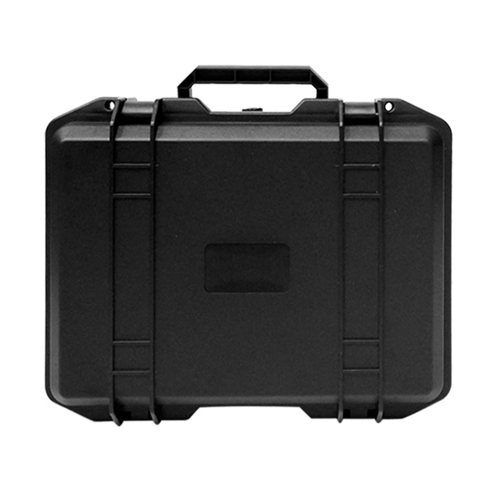 jinwen Portable Toolbox Storage Case Practical Sturdy Tool Case for Small Equipment 27.8cmx19.8cmx7.5cm