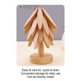 thumbnail image 4 of 2024 Kitchen Trivet Hot Pans Holder Wooden Coaster Wooden Pad Bowl Holder For Home 26-27s, 4 of 5