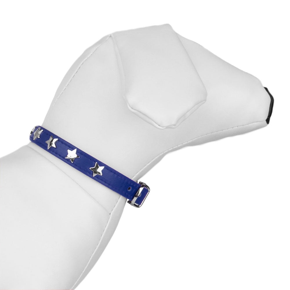 CUECUEPET Adjustable Dog Collar with Embellished Star Bling Charms [Multiple Sizes]