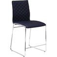 thumbnail image 1 of Best Master Furniture Duncan 24" Modern Faux Leather Counter Stool in Chrome, 1 of 1