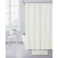 thumbnail image 1 of homeroots bed & bath 399745 Rideau de Douche Blanc Perle à Texture Douce, 1 of 1