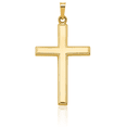 thumbnail image 5 of 14K Solid Yellow Gold Latin Mexican Holy Cross Necklace Religious Chain Pendant Jesus Christ Charm, 5 of 11