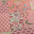 thumbnail image 3 of WannaToo Cotton Bedspread Quilt Set for All Season, Pink Patchwork, Queen, 3 of 8