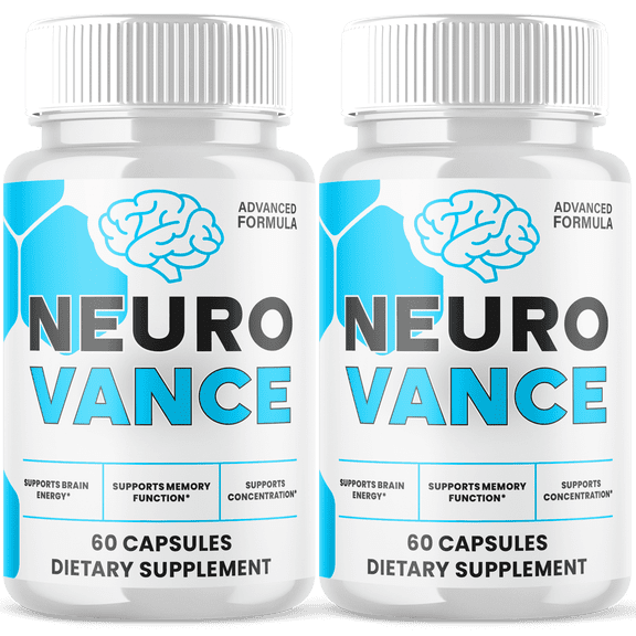 Neuro Vance Advanced Formula Brain Support Pills Maximum Strength Supplement NeuroVance 120 Capsules