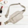 thumbnail image 6 of Segolike Belt Bag Handbag Everywhere Shoulder Purse Fashionable Tote Fanny Pack for Women Beige, 6 of 8