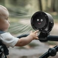 thumbnail image 5 of URTERYSER Clip on Fan for Bed Portable Fan for Travel 360 Degree Rotate Cooling Fan Digital Display Strollers Fan with 5 Speed Black, 5 of 8