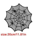 thumbnail image 3 of Decorative Laces Cobwebs Doily in Spiders Webs Placemat Enhances Table Setting with Unique Styles, 3 of 9