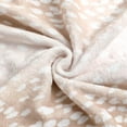 thumbnail image 3 of Antelope Deer Throw Blanket,Super Soft Flannel Cozy Faux Fawn Animal Striped Print Fluffy Thick Warm Throws for All Seasons,Washable Plush Blanket Home Decorative for Couch Bed Office(Beige,60x80), 3 of 6