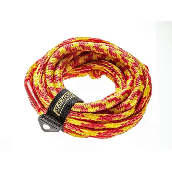 Seachoice 86738 Watersports Tube Tow Bungee Rope, 50 ft. Long, Tows Up to 4 Riders