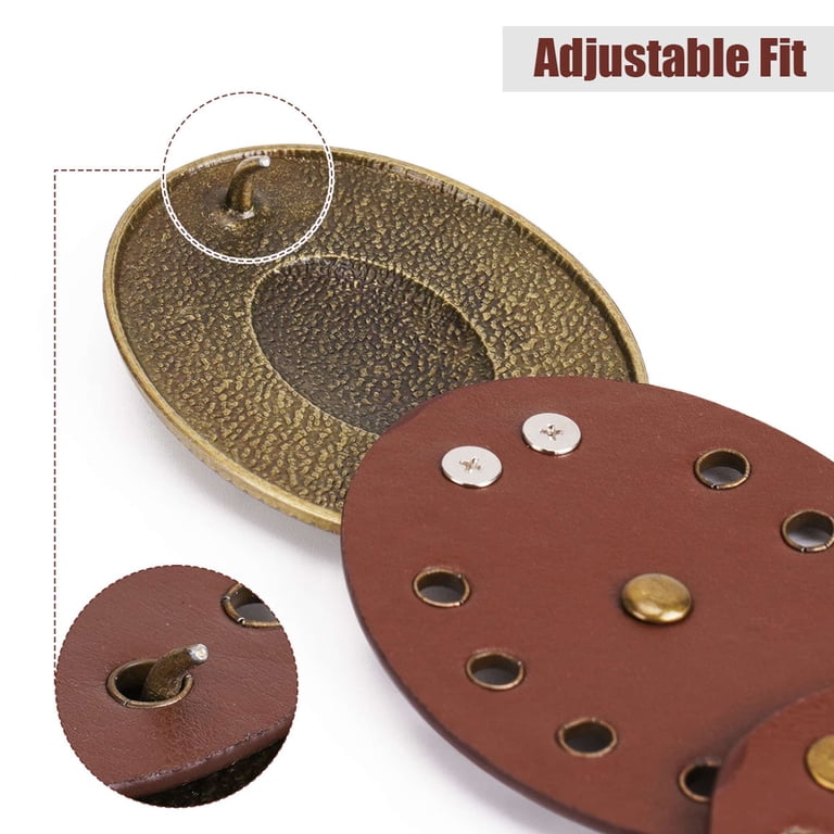 Western Vintage Boho Style PU Leather Wide Disc Belt Adjustable Waist Amazon.com: WULIQIUQIU Wide Disc Belt for Women Boho Concho  main image 4