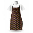 thumbnail image 3 of Acorn Apron, Vintage Forest Flora Elements Pattern with Repeating Colorful Leaves Mushrooms Acorns, Unisex Kitchen Bib with Adjustable Neck for Cooking Gardening, Adult Size, Multicolor, by Ambesonne, 3 of 4