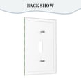 thumbnail image 4 of ZICANCN Outlet Covers Wall Plate, Plaid Green Shamrocks Light Switch Cover Decorative, Duplex Toggle Combo 1-Gang, 4 of 9