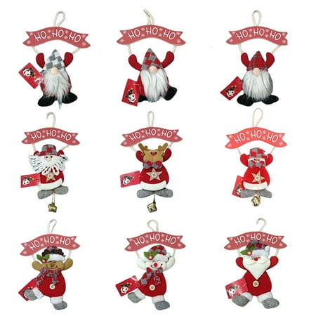 

Worallym Christmas Decoration Pendants New Year Party Wedding Home Hotel Wall Fireplace Shelf Show Case Ornaments Birthday Kids Type 1