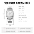thumbnail image 4 of SKMEI Watches for Men Fashion Business Mens Watch Analog Quartz Big Face Luxury Classic Stainless Steel Waterproof Luminous Wristwatch, 4 of 8