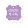 thumbnail image 3 of Koyal Wholesale Lavender Fancy Frame Wedding Ribbon Wand Favor Tags, Wave Your Wand With Joy & Laughter, 96-Pack, 3 of 5