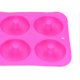 thumbnail image 4 of 6 Grid Non-Stick Silicone Donut Pans for Baking Lovers, 4 of 4