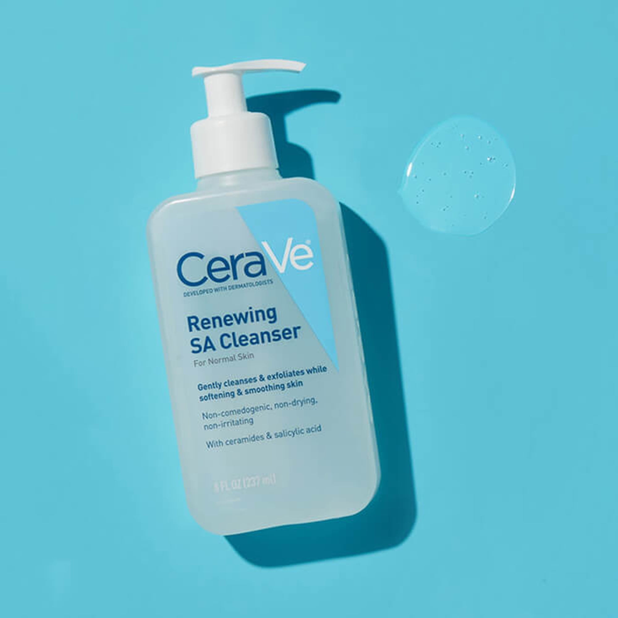 CeraVe Renewing SA Face Cleanser Skin, 8 fl oz - Walmart.com