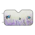 thumbnail image 7 of Balery Lavender And Butterfly Windshield Sun Shade, Car Front Window Sunshade Cover ,Automotive Interior Portected Blocks Uv Rays For Car Pickup Truck Suv Accessories- Medium, 7 of 7