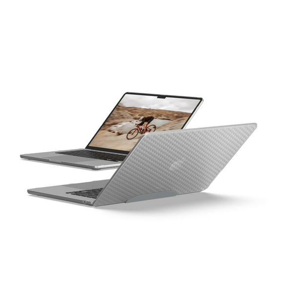 UAG MacBook Air 15" Case M5 2026 M4 2025 M3 2024 - Rugged One Piece Hardshell Transparent Clear Scratch Resistant Protective Cover, Essential Armor Ice